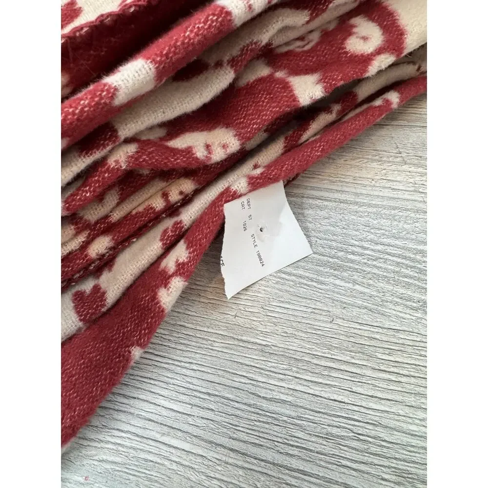Pad Concept Red Stag Deer Beige Oversized Throw Blanket Reversible World Travelo